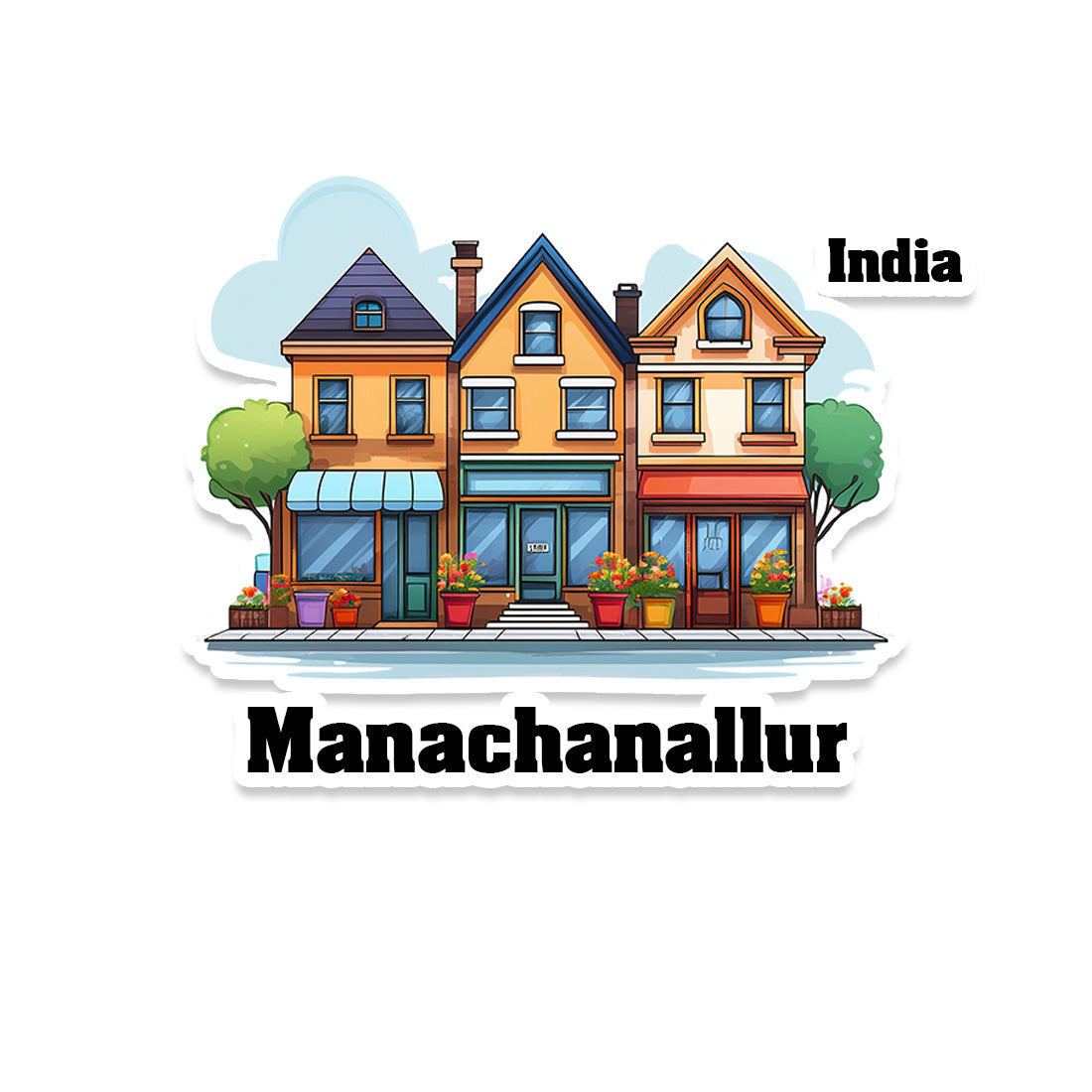 Manachanallur Fridge Magnet