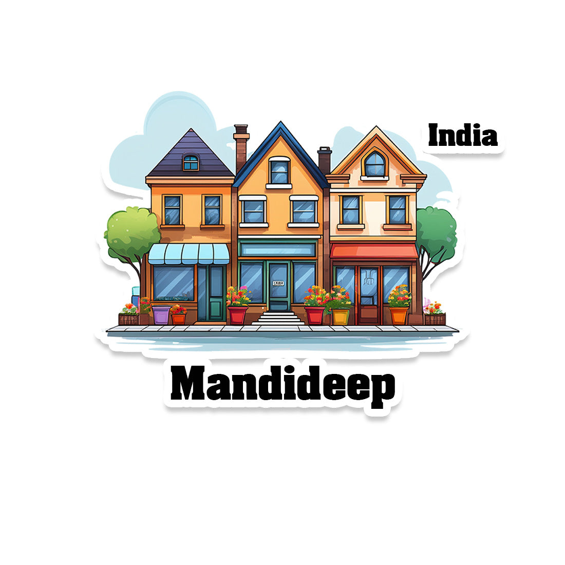 Mandideep Fridge Magnet