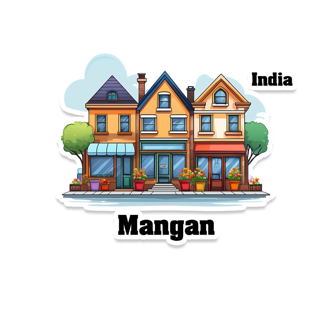 Mangan Fridge Magnet