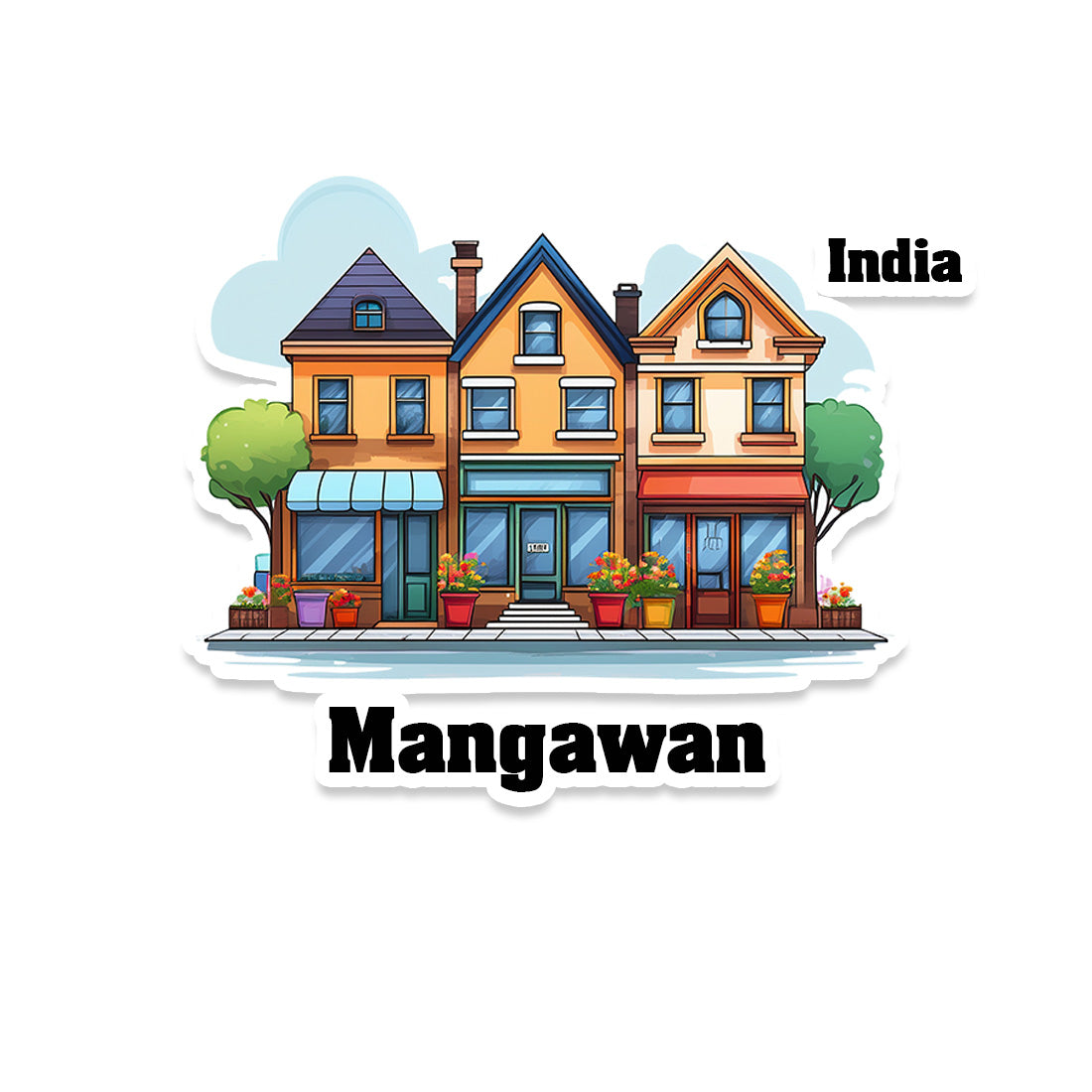 Mangawan Fridge Magnet