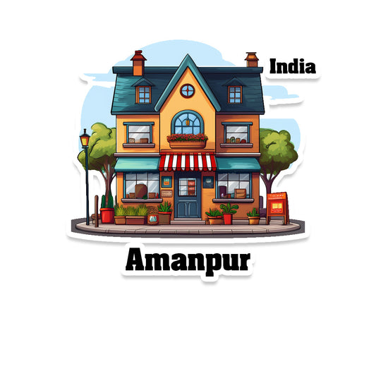 Amanpur Fridge Magnet