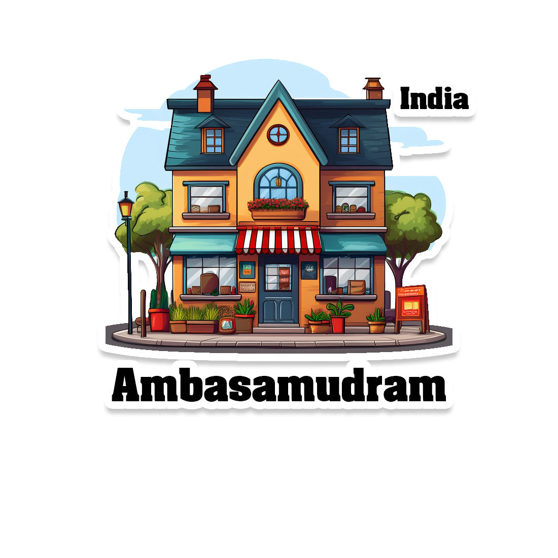 Ambasamudram Fridge Magnet