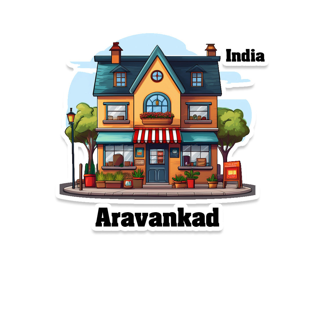 Aravankad Fridge Magnet