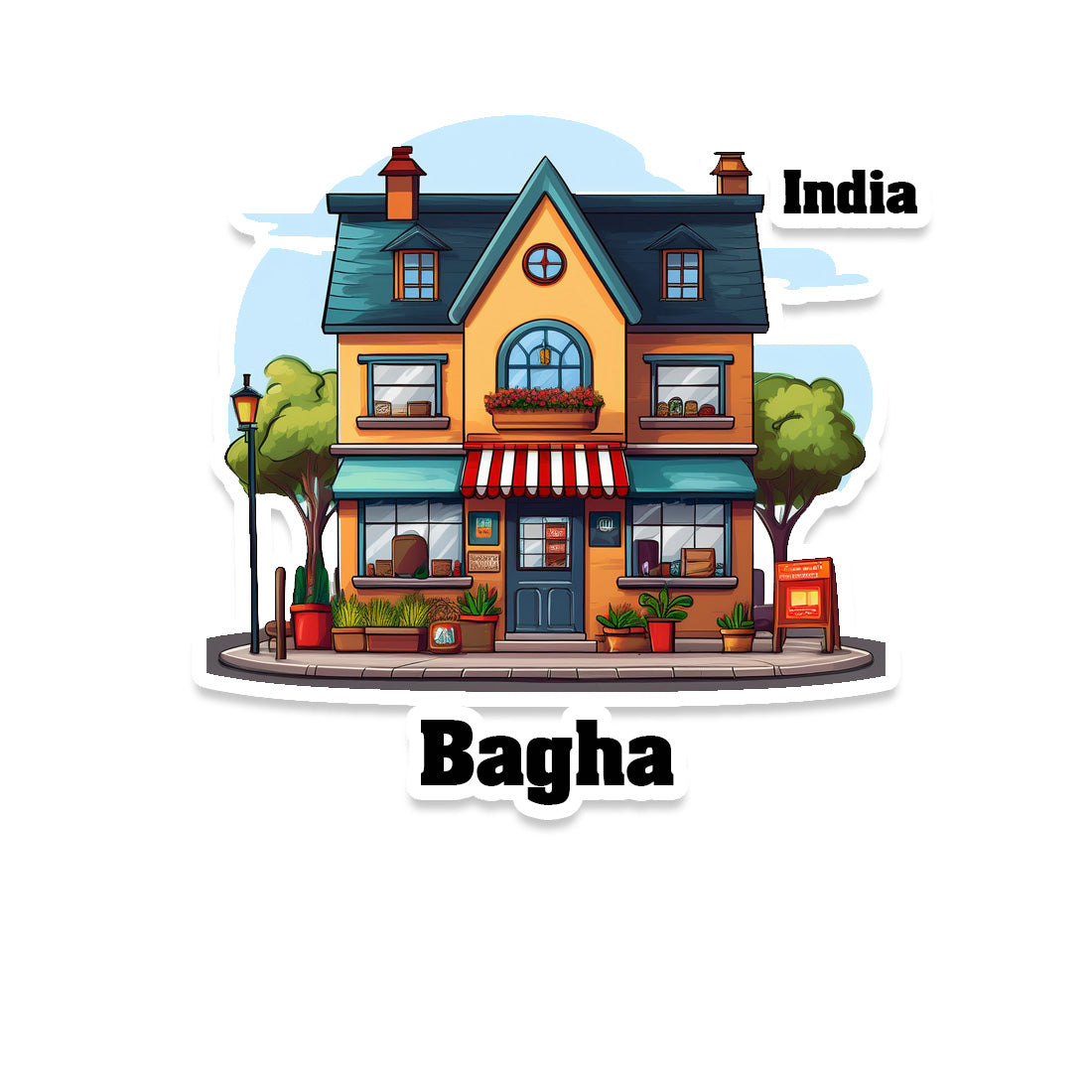 Bagha Fridge Magnet