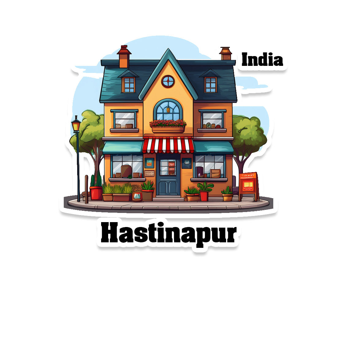 Hastinapur Fridge Magnet