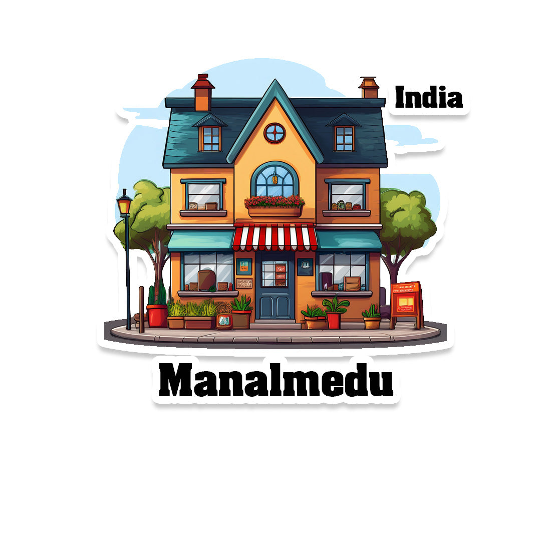 Manalmedu Fridge Magnet