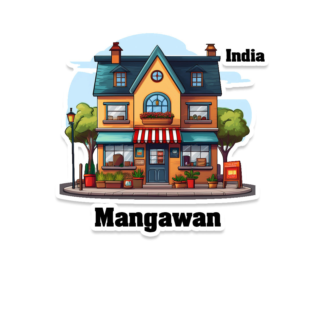 Mangawan Fridge Magnet