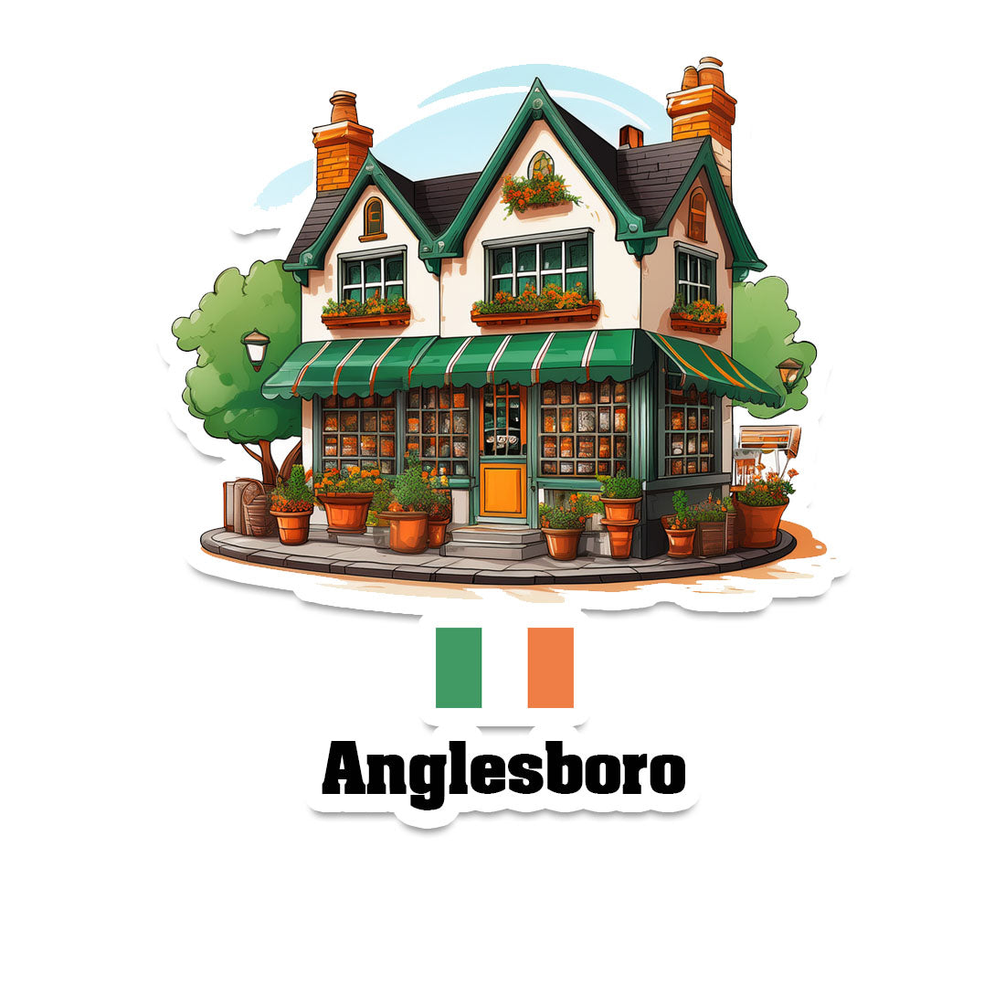 Anglesboro Fridge Magnet