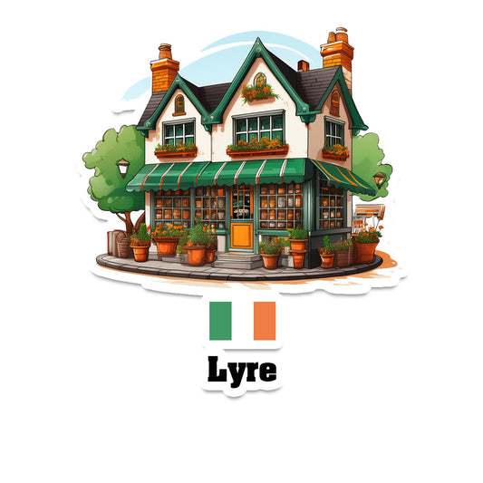 Lyre Fridge Magnet