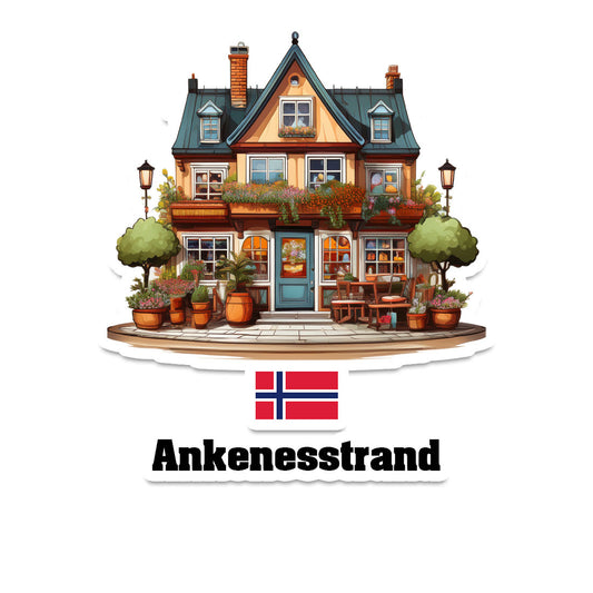 Ankenesstrand Fridge Magnet