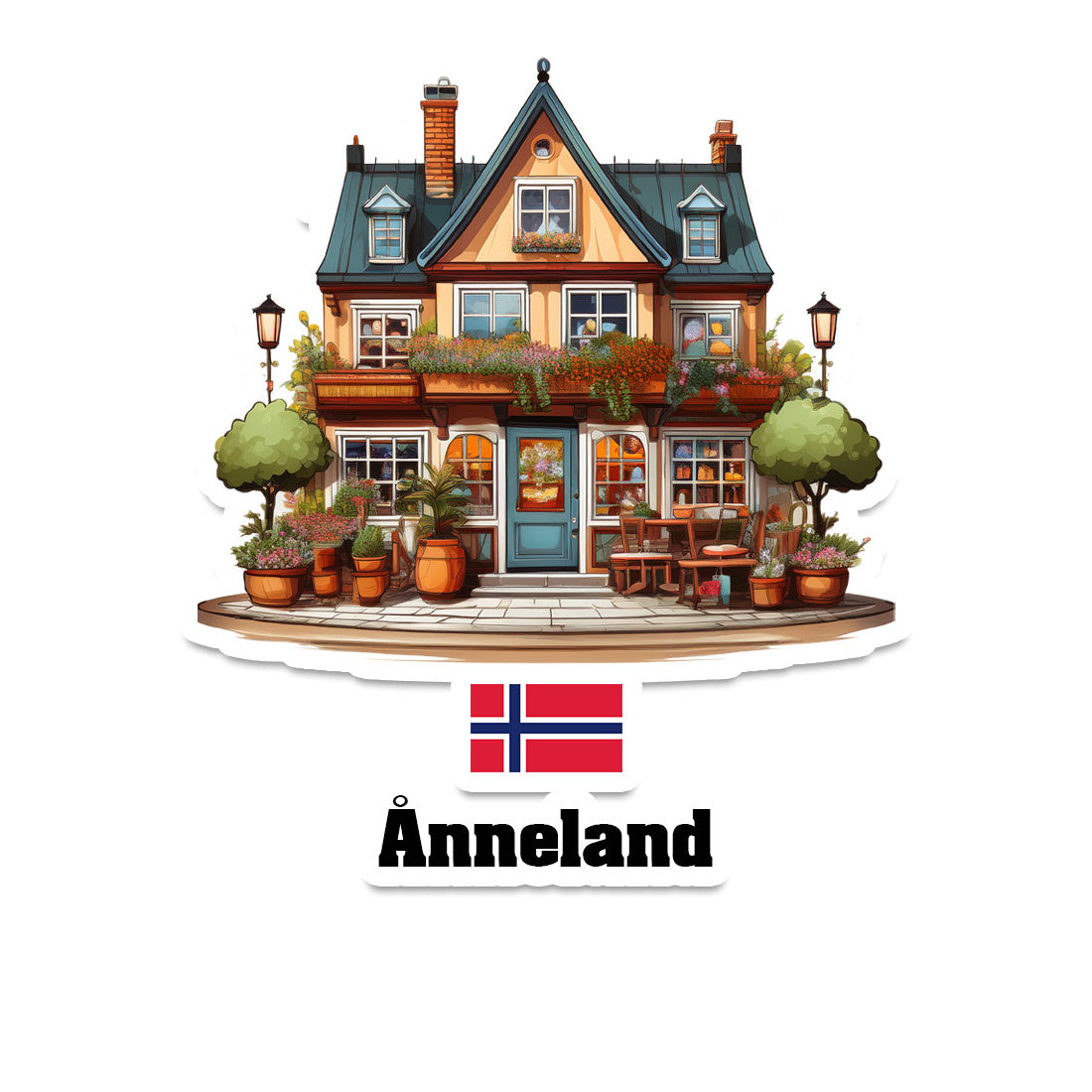 Ånneland Fridge Magnet