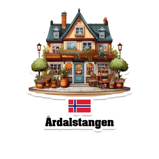 Årdalstangen Fridge Magnet