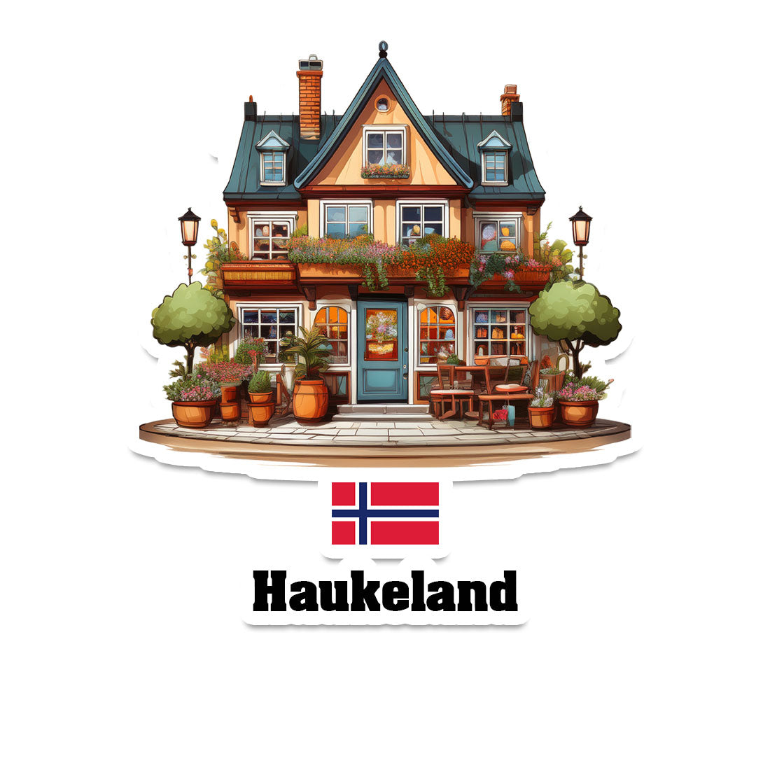Haukeland Fridge Magnet