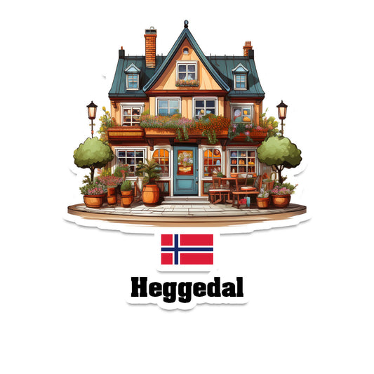 Heggedal Fridge Magnet