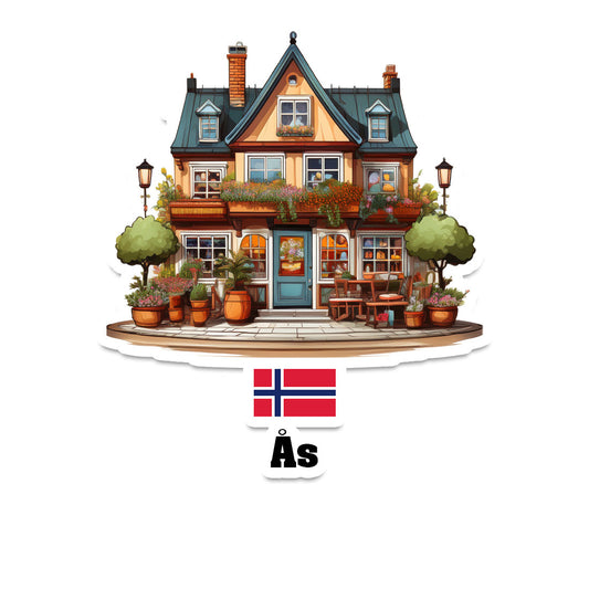 Ås Fridge Magnet