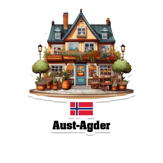 Aust-Agder Fridge Magnet