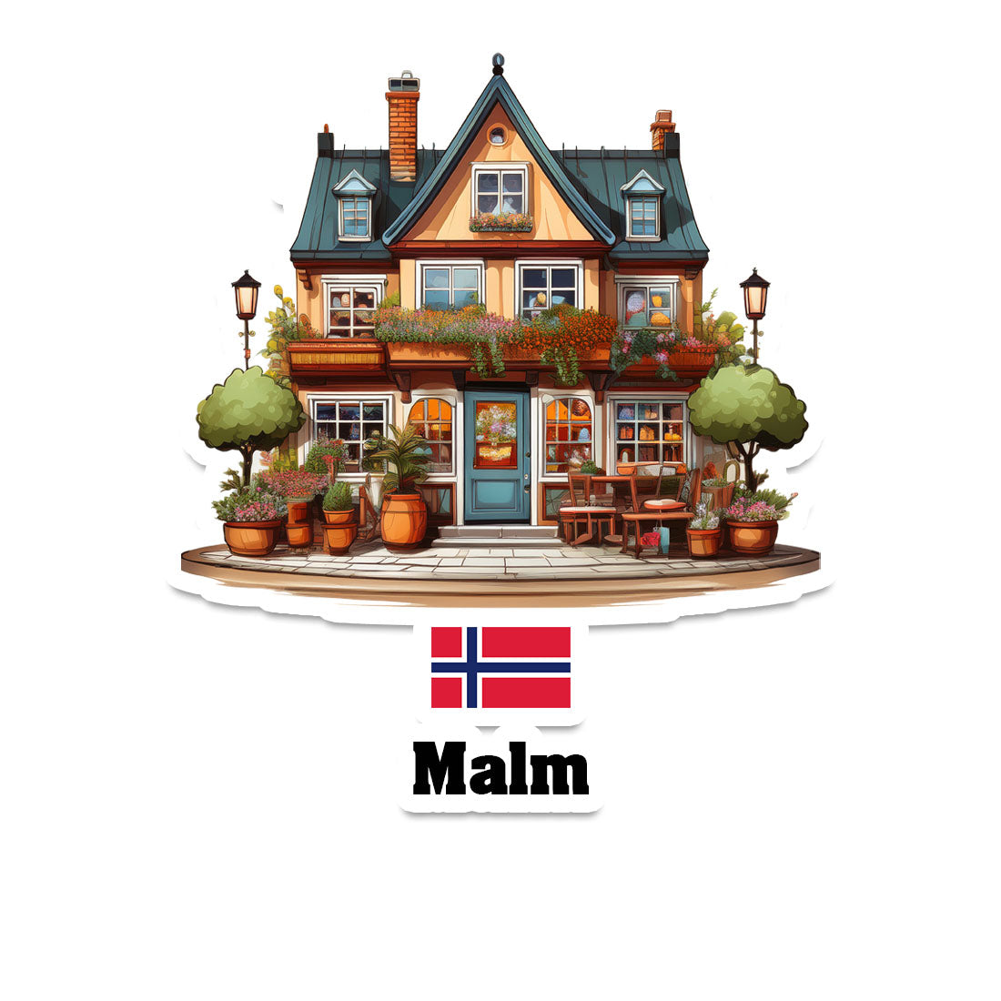 Malm Fridge Magnet