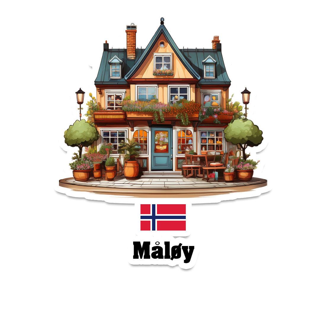 Måløy Fridge Magnet