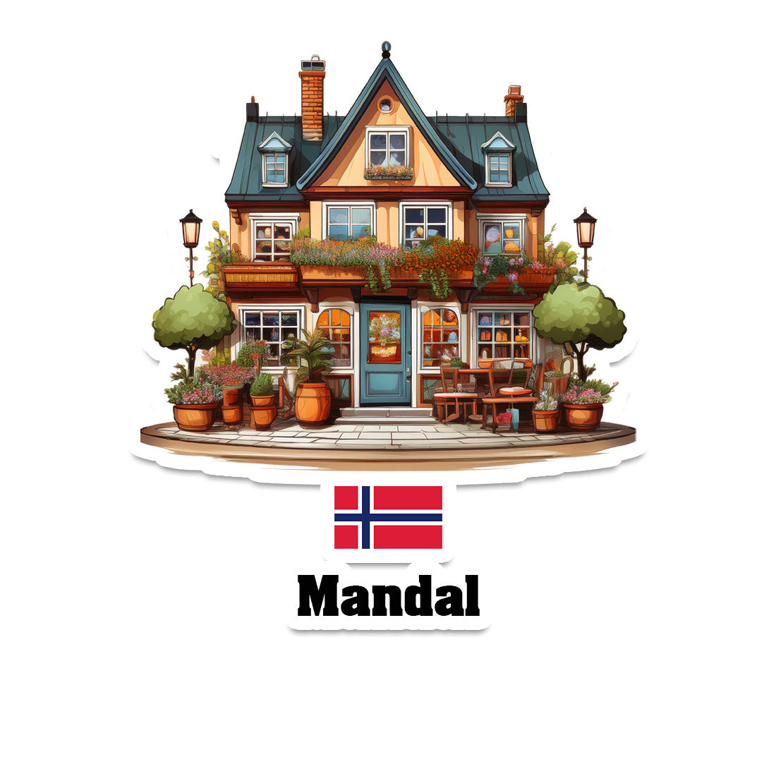 Mandal Fridge Magnet