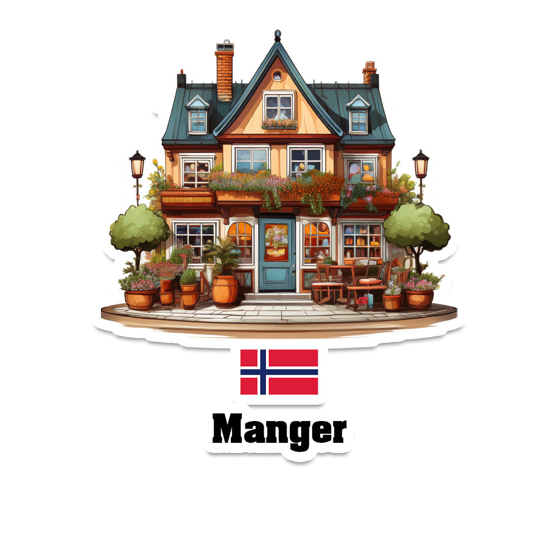 Manger Fridge Magnet