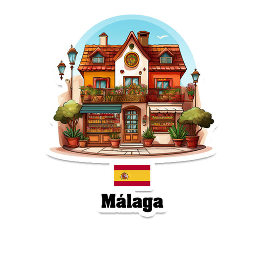 Málaga Fridge Magnet
