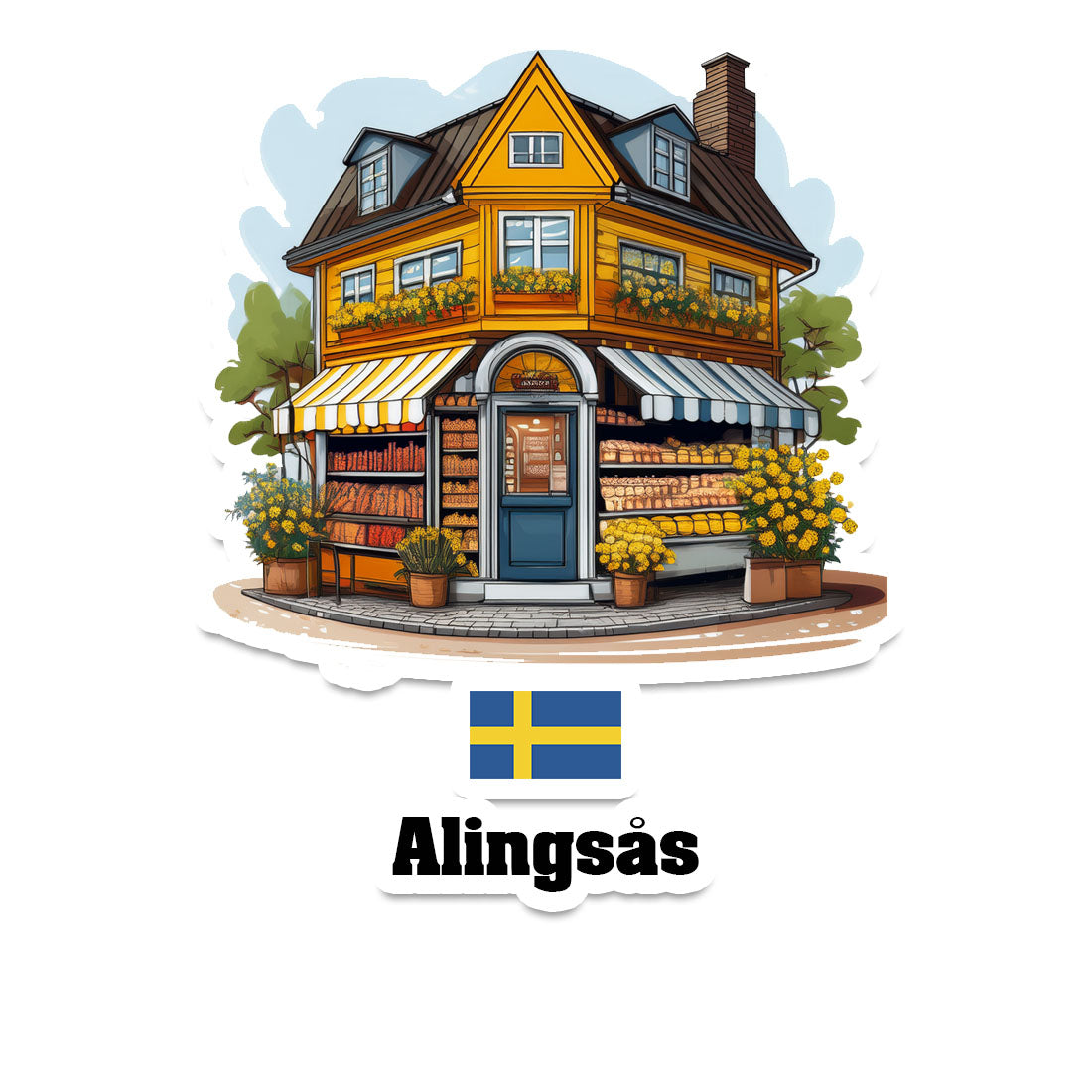 Alingsås Fridge Magnet