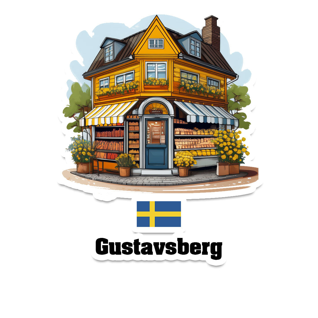 Gustavsberg Fridge Magnet