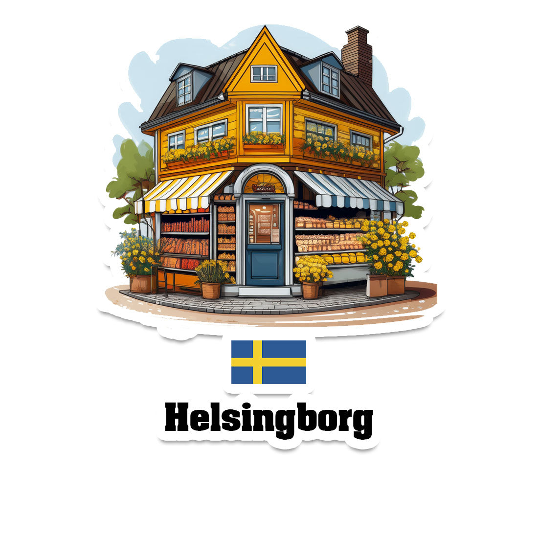 Helsingborg Fridge Magnet