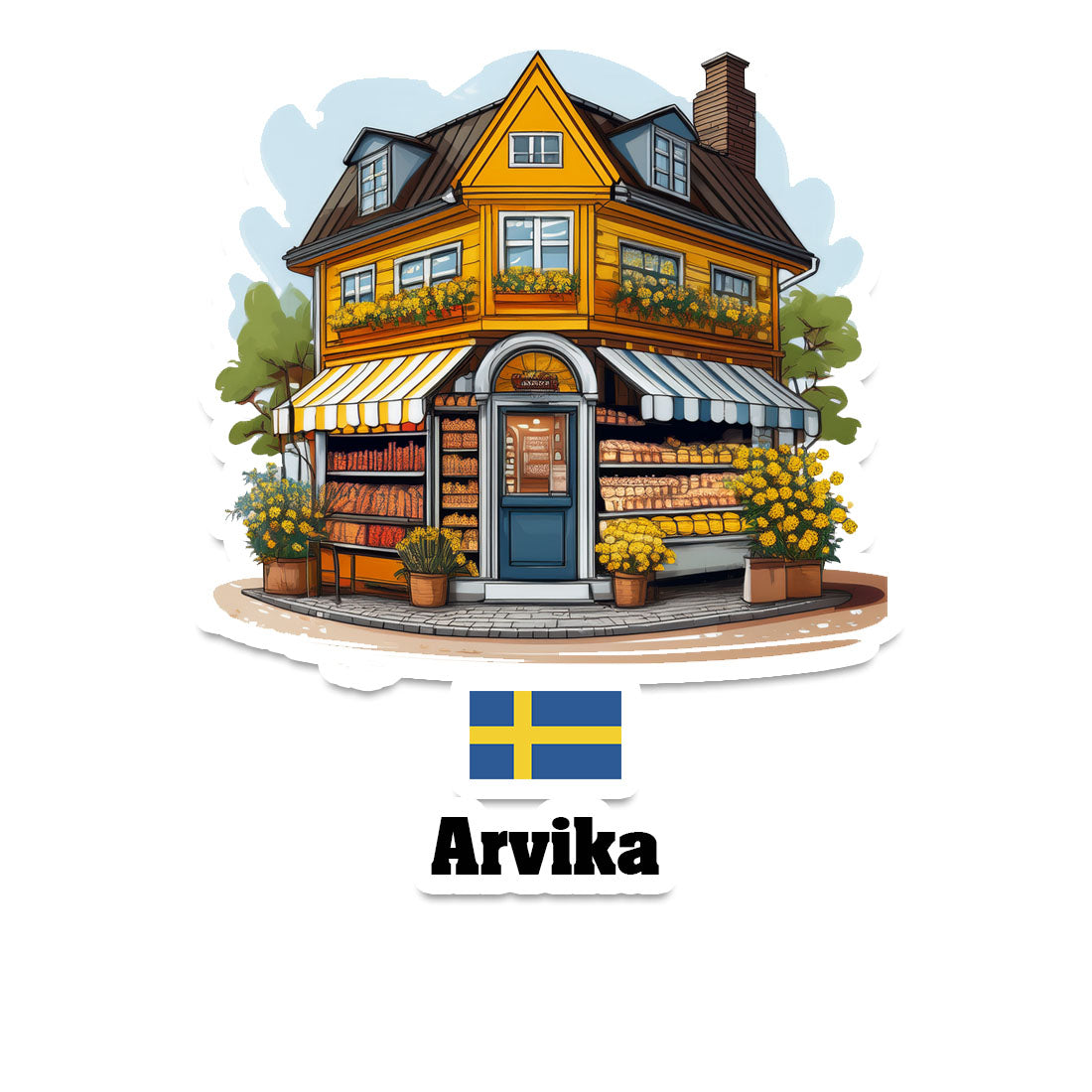 Arvika Fridge Magnet