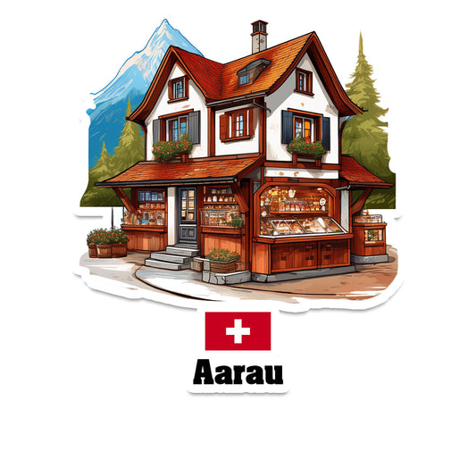 Aarau Fridge Magnet