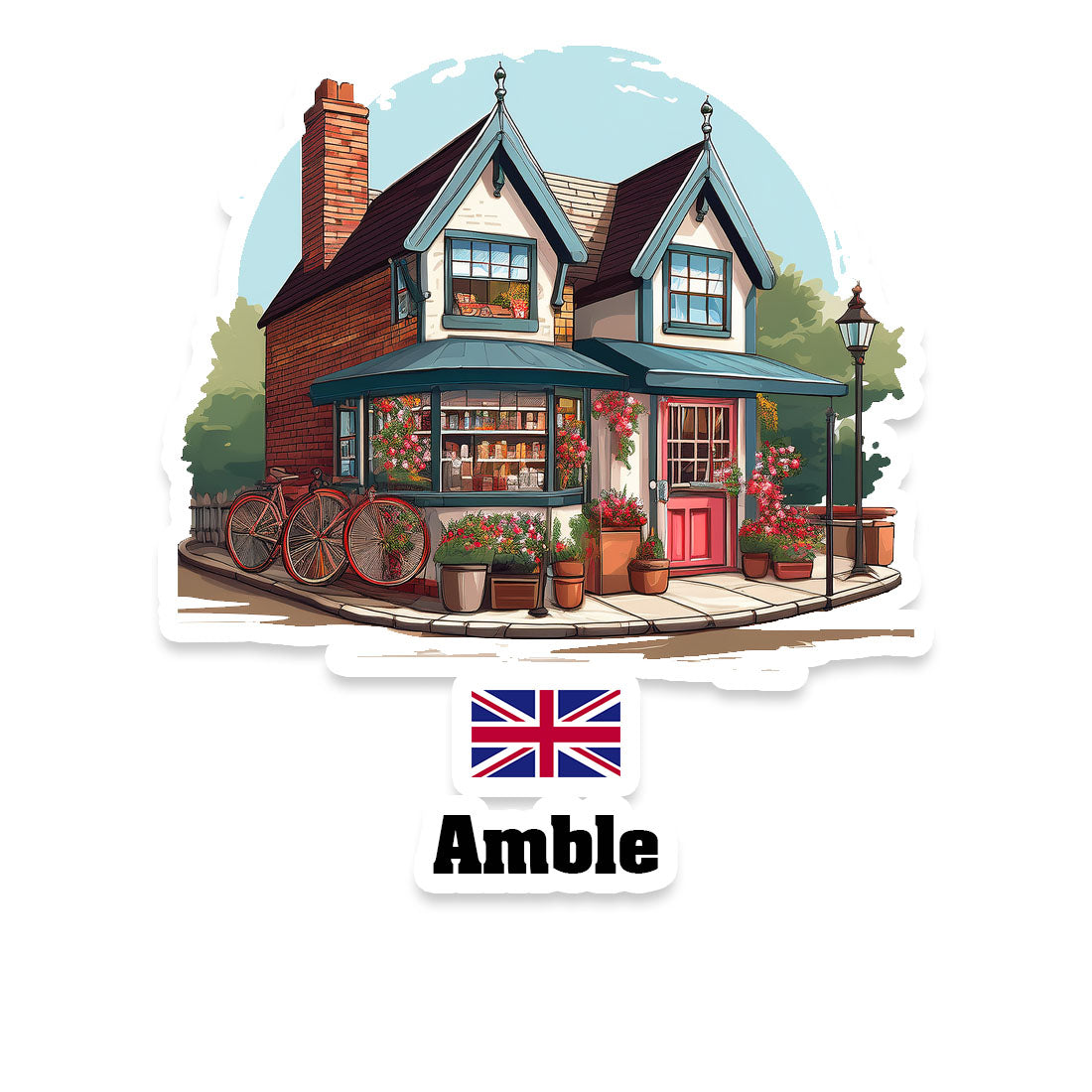 Amble Fridge Magnet