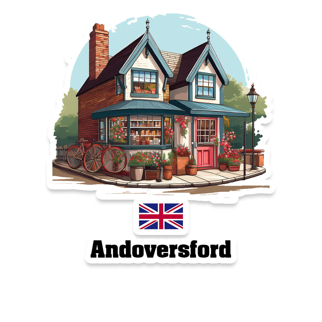 Andoversford Fridge Magnet