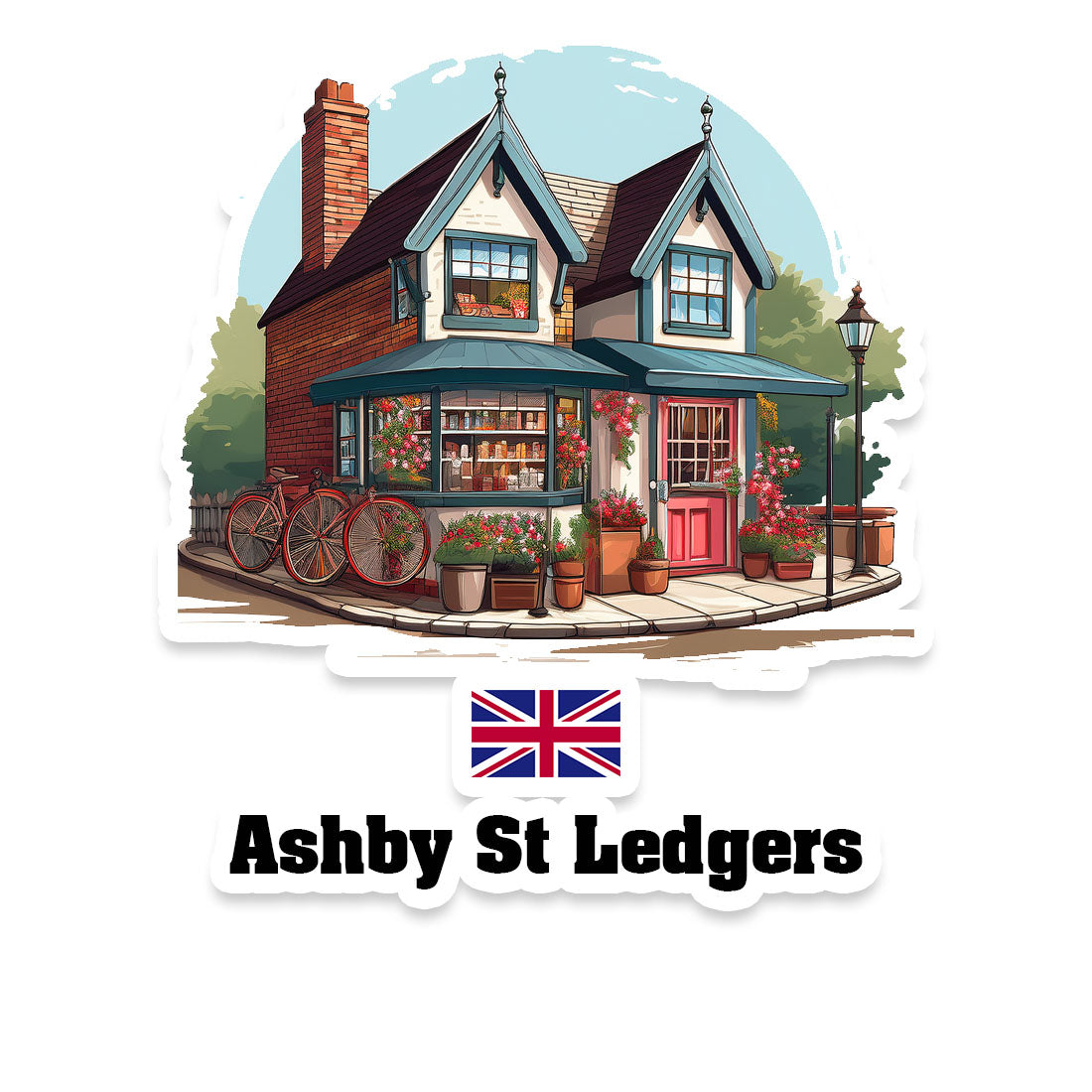 Ashby St Ledgers Fridge Magnet