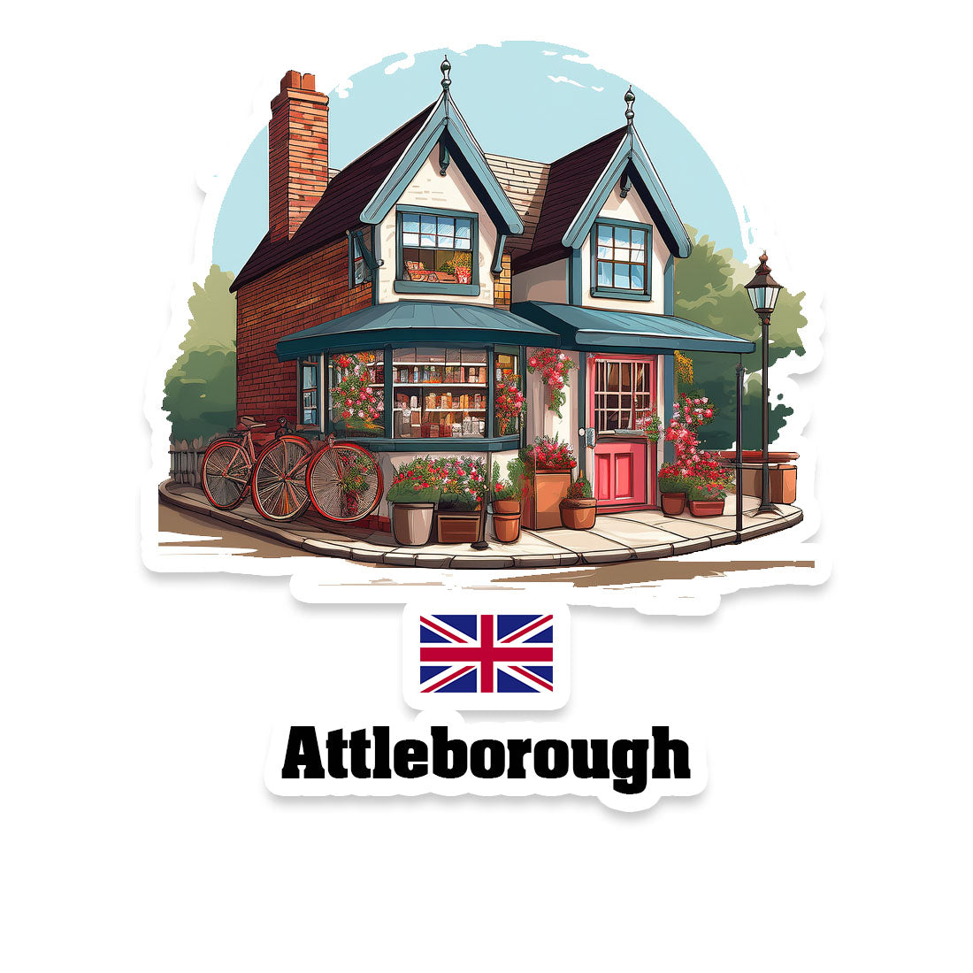Attleborough Fridge Magnet