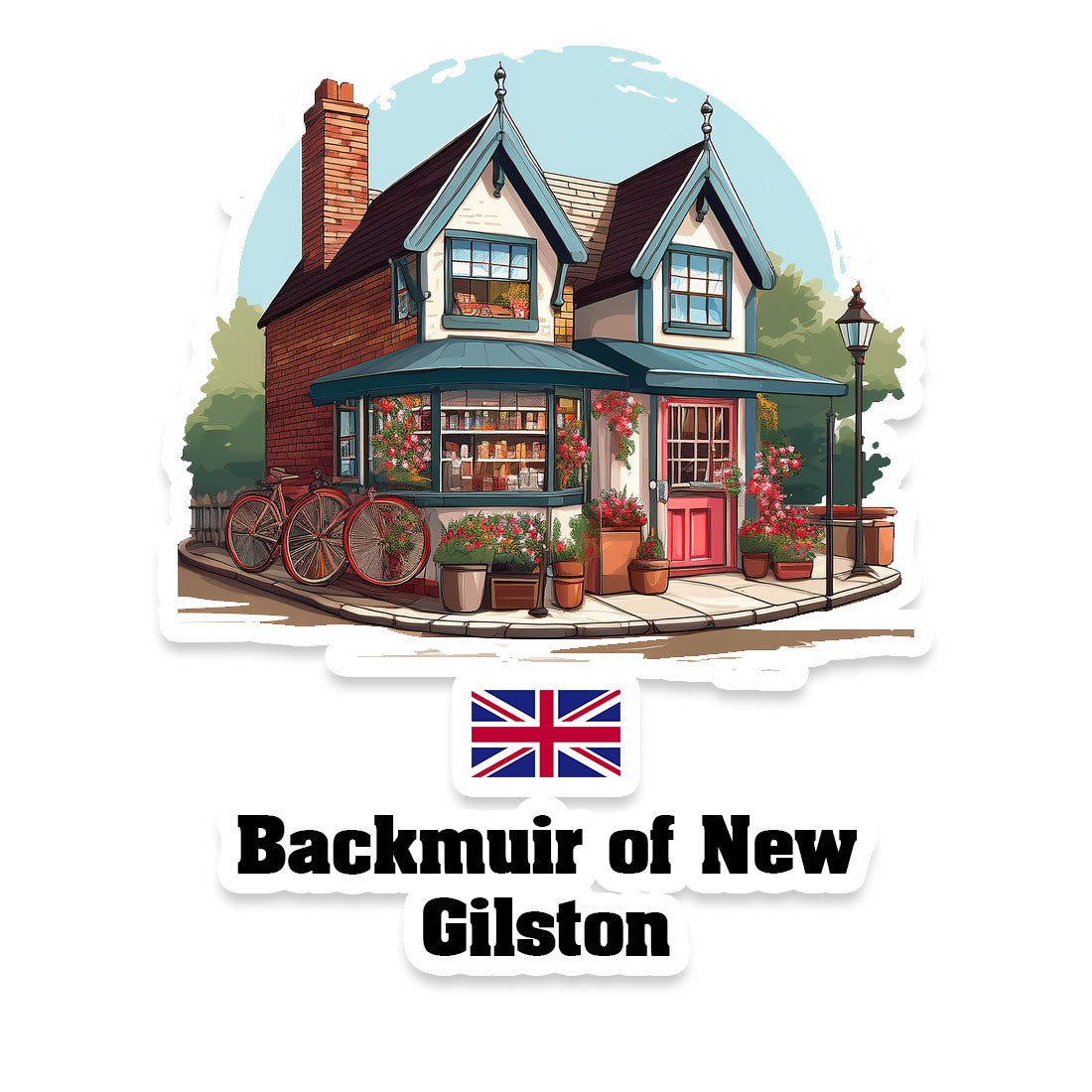 Backmuir of New Gilston Fridge Magnet