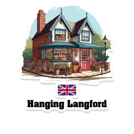 Hanging Langford Fridge Magnet