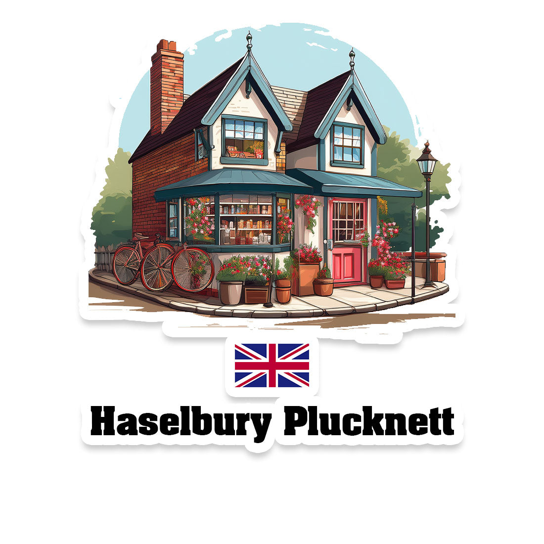 Haselbury Plucknett Fridge Magnet