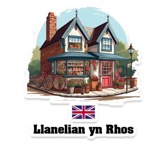 Llanelian yn Rhos Fridge Magnet