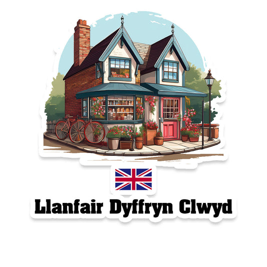 Llanfair Dyffryn Clwyd Fridge Magnet