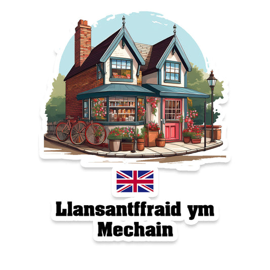 Llansantffraid ym Mechain Fridge Magnet