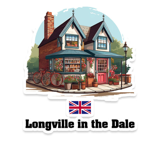 Longville in the Dale Fridge Magnet