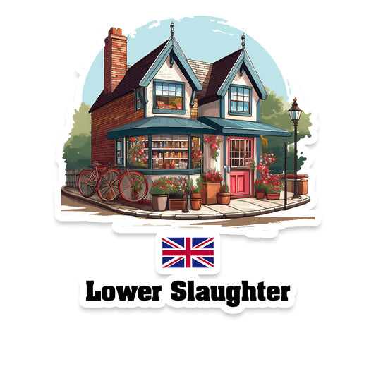 Lower Slaughter Fridge Magnet