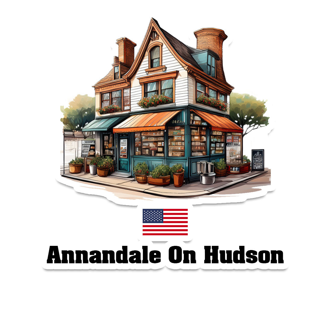 Annandale On Hudson Fridge Magnet