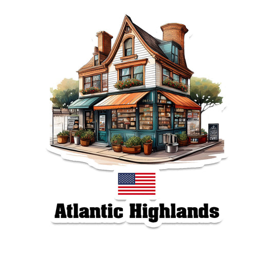 Atlantic Highlands Fridge Magnet
