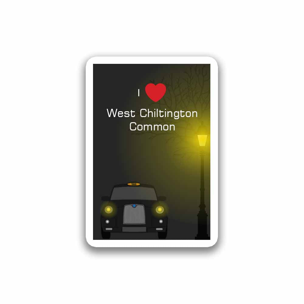 West Chiltington Common Taxi Black Magnet