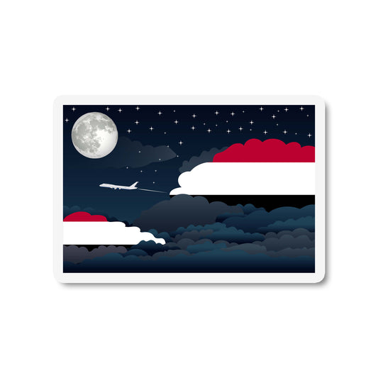 Yemen Night Clouds Magnet