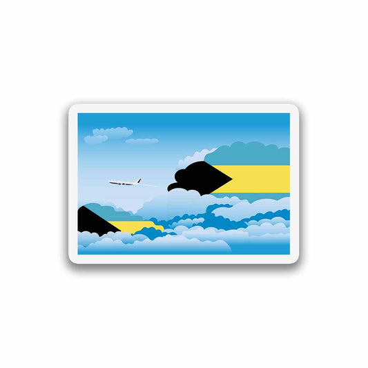 Bahamas Day Clouds Fridge Magnet