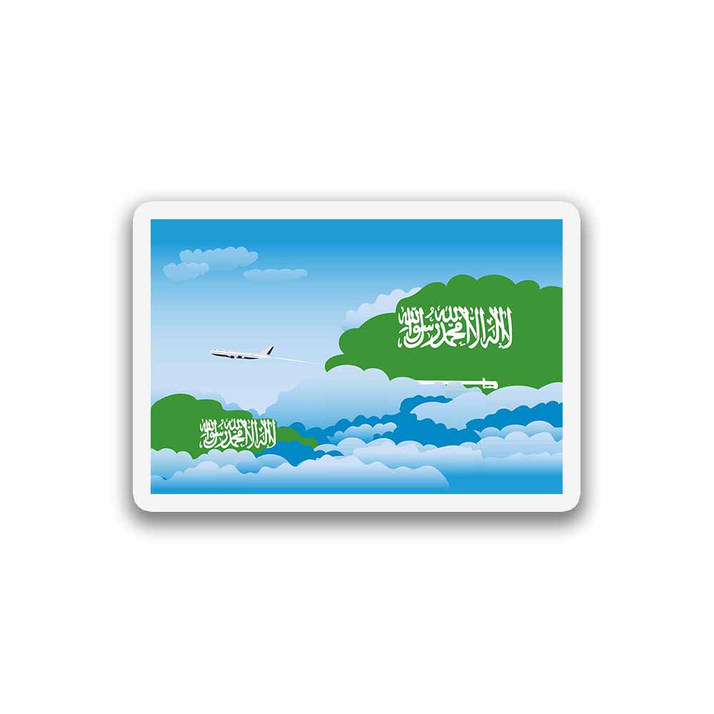 Saudi Arabia Day Clouds Magnet