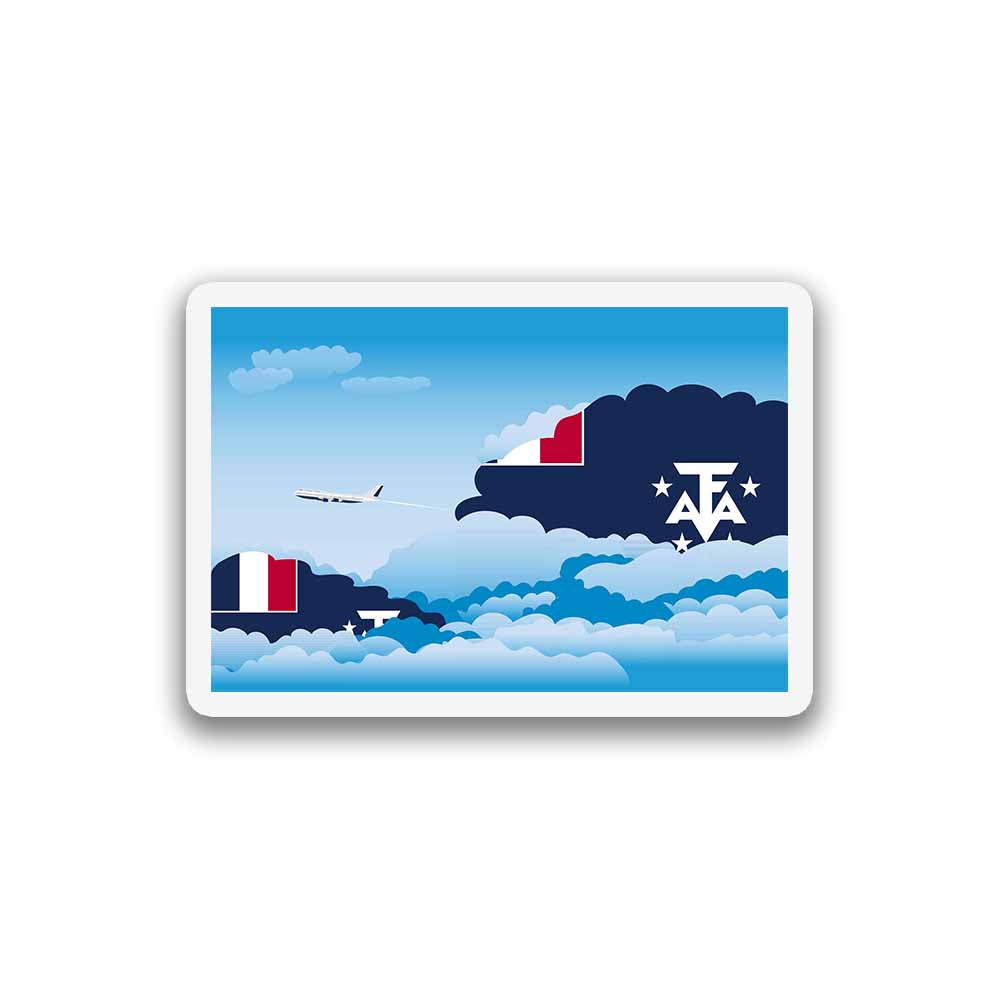 French Southern and Antarctic Lands Day Clouds Magnet