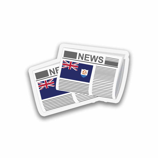 Anguilla Newspapers Fridge Magnet